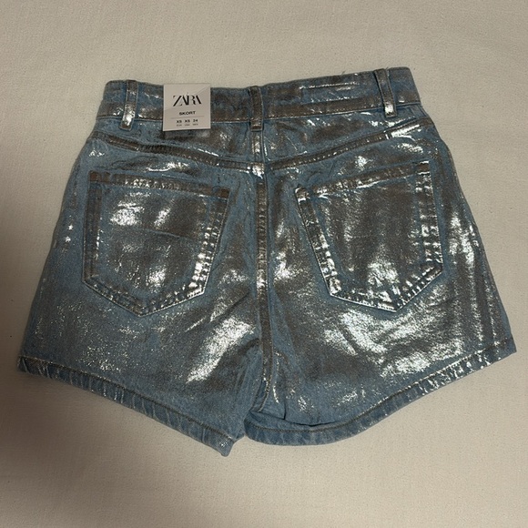 Zara Sliver Skort in Size XS NWT - Picture 4 of 4
